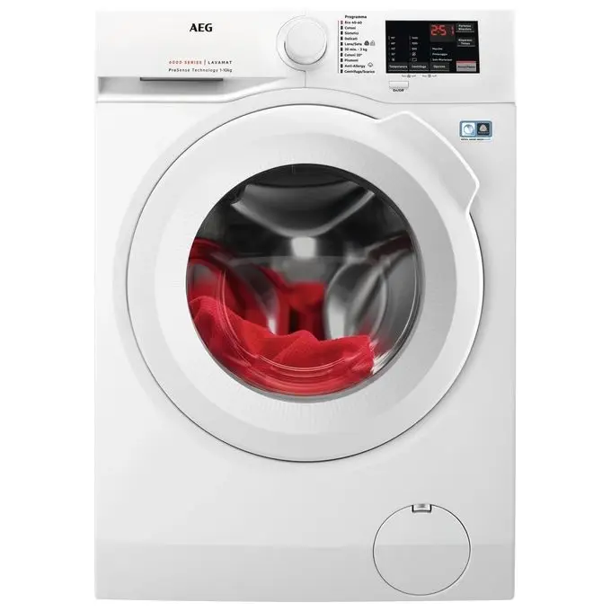 AEG L6FBI145 Serie 6000 Lavatrice Frontale 10 Kg 1400 rpm Classe A ProSense GentleCare Motore Inverter (85x60x64 cm) colore Bianco