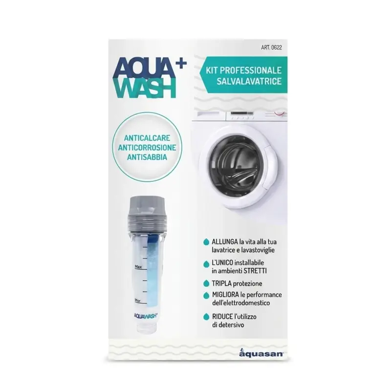Filtro Anticalcare per Lavatrici e Lavastoviglie AquaSan AquaWash+